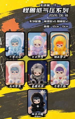 Rayan Monster Low Pressure Series Plush Blind Box