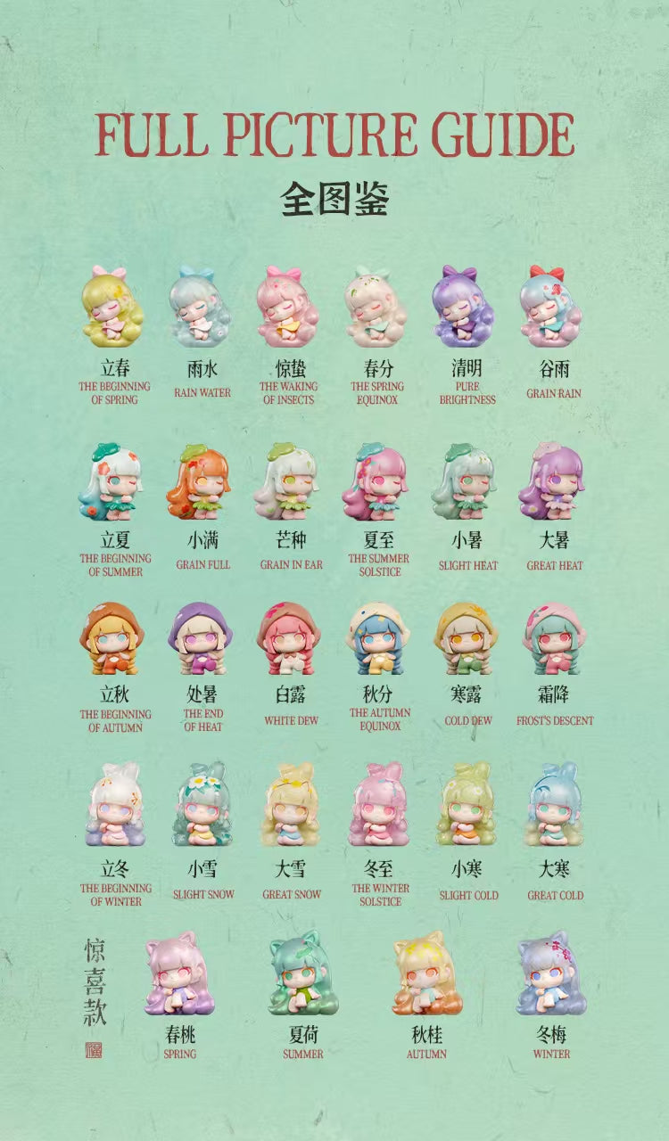Liita The 24 Solar Terms mili BLIND BOX Series Figures