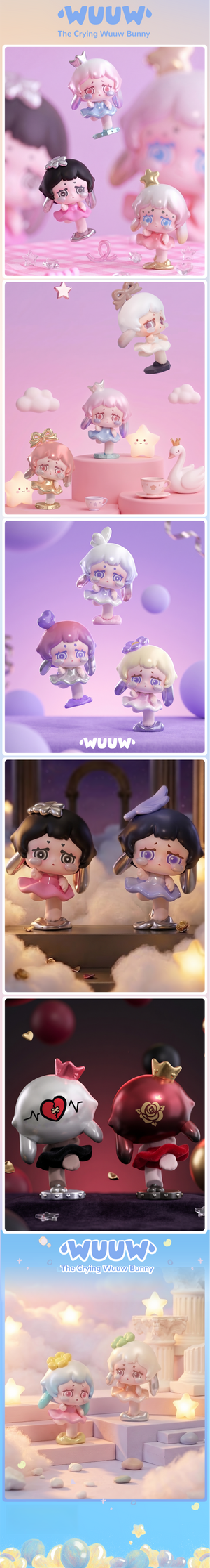 WUWU Rabbit Series 2 Dream Ballet Series Blind Box Figures