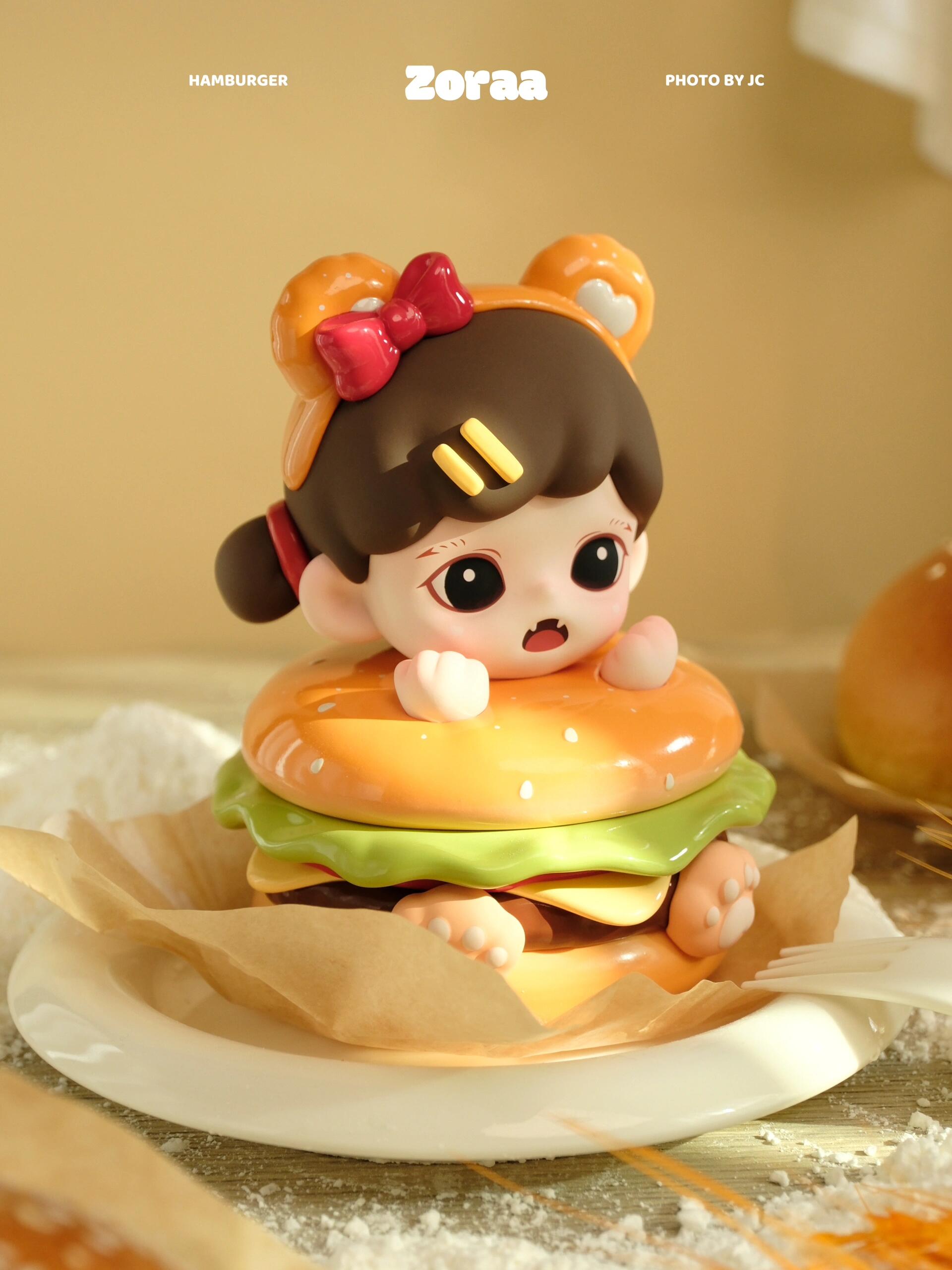Zoraa HAMBURGER Series Figures
