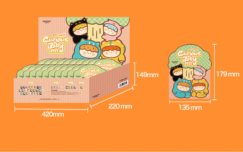 I'm a Little Curious Cute Animal Baby BLIND BOX Series Figures