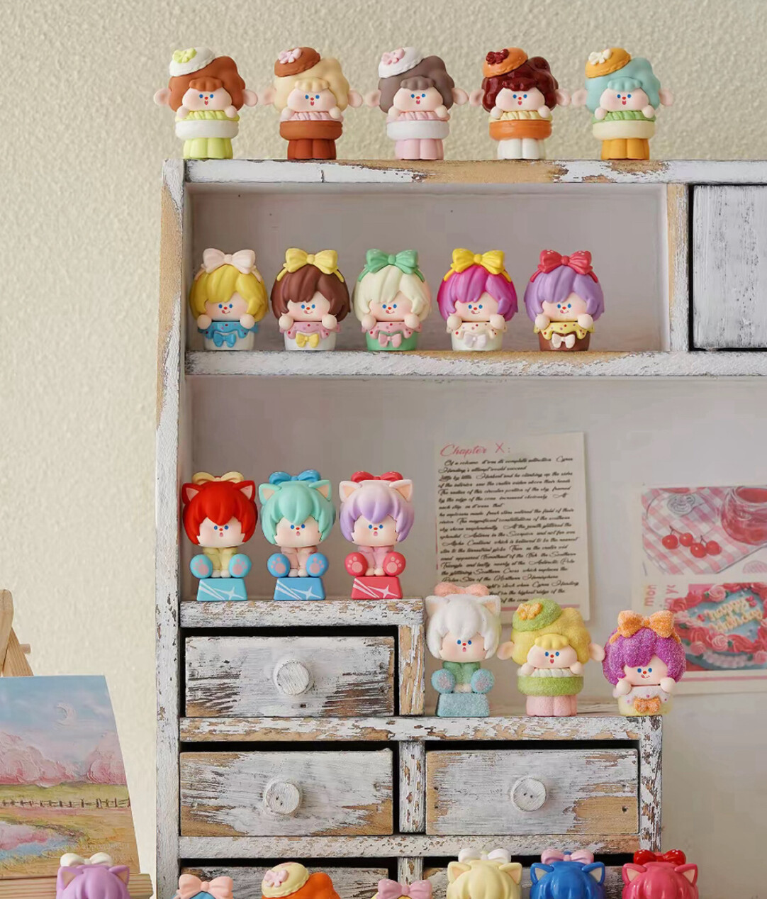 DiMieMIE Rainbow Macaron series keycap blind bag