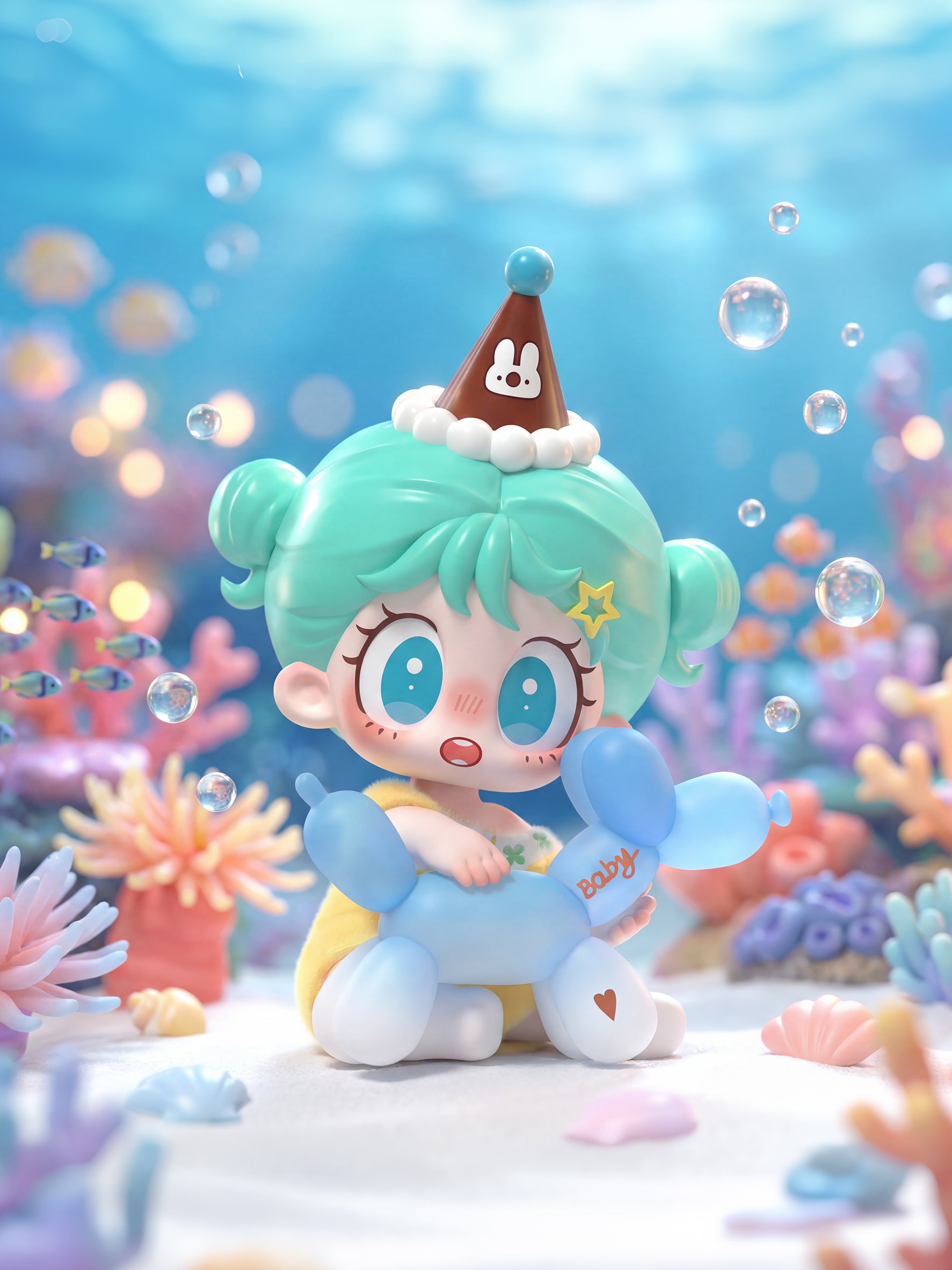 Baby Mila-Rainbow Puppy Party Series Blind Box Figures