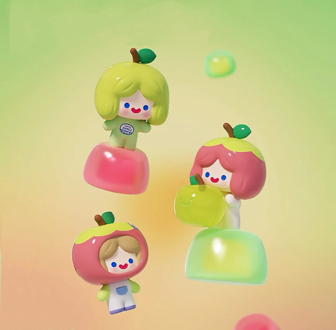 RiCO - HAPPY FRIENDS with ME everywhere - in the FRUIT BASKET BLIND BOX Series Figures