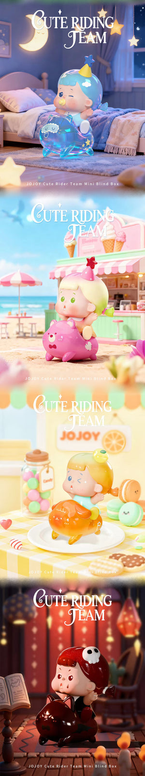 JOJOY Cute Riding Team BLIND BOX Series Figures