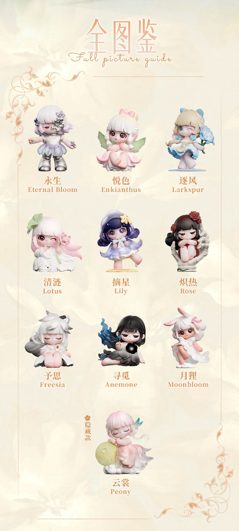 Liita Where Petals Settle Series Blind Box Figures