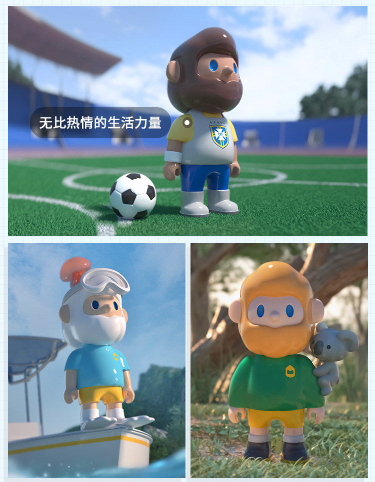 BOB THE MEANING OF TRAVELING Series Blind Box Figures