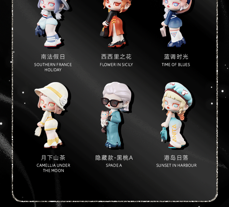ANITA Fashion week Blind Box Series Figures