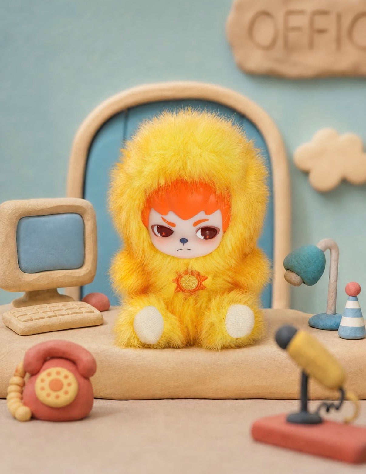 Rayan Monster Low Pressure Series Plush Blind Box