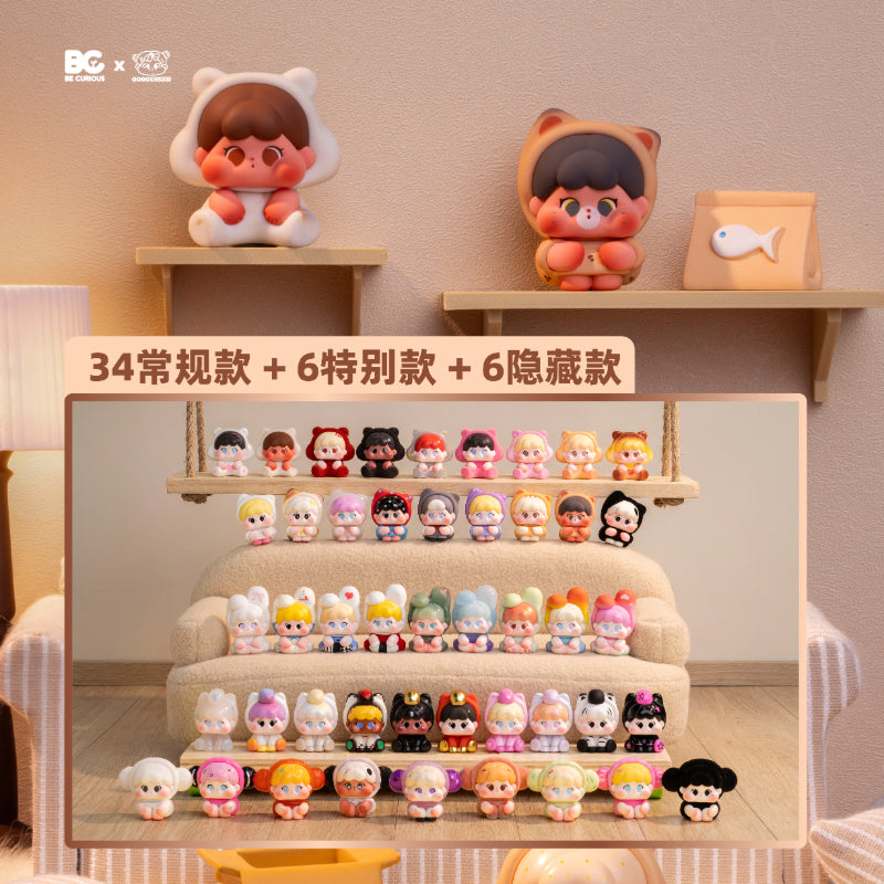 QOQO My Fur Baby Series Blind Box Figures