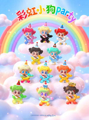 Baby Mila-Rainbow Puppy Party Series Blind Box Figures